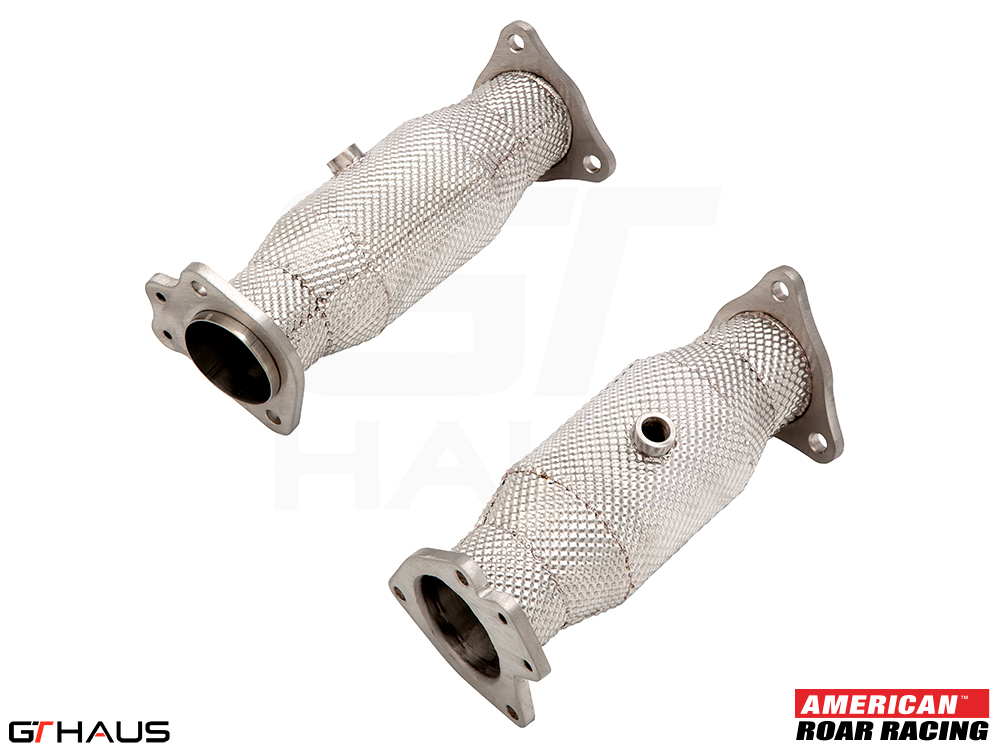ARR_Chevrolet_Corvette (C8 Model)_C8 (Stingray:E-Ray V8) coupe : Convertible_Down Pipe_SUS_Down Pipes OBD2 - 400 CEL Sport Cats w: Heat Shield_c